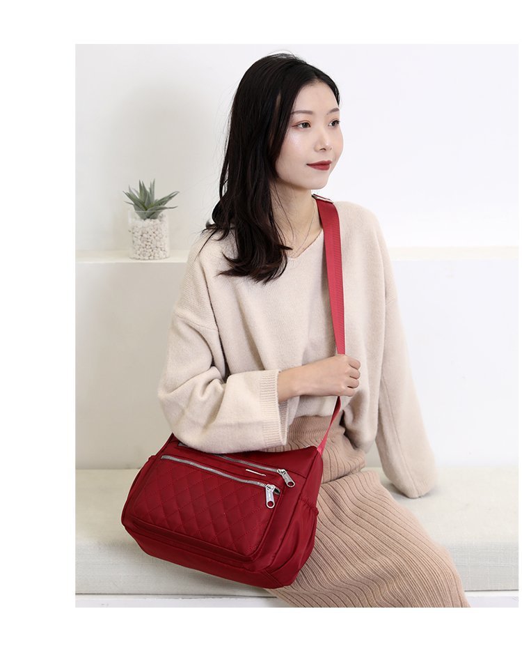 New casual single-shoulder crossbody bag, Oxford fabric bag, simple and fashionable European and American women's bag, cross-border one-piece delivery worldwide undefined