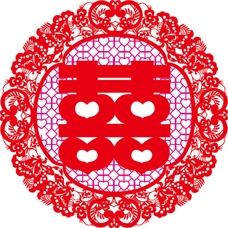 喜字婚房装饰玻璃剪纸静电贴结婚喜字贴纸婚庆玻璃贴窗花用品大全|undefined