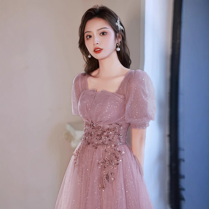 Banquet Dress 2026 New Summer Model for Hostess, High-End Princess Dress, Graduation Sisters' Performance Dress Banquet Dress 2026 New Summer Model for Hostess, High-End Princess Dress, Graduation Sisters' Performance Dress
