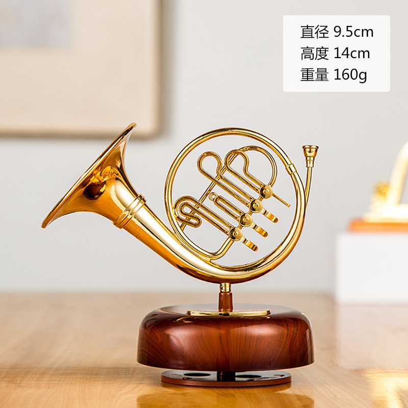 Classic rotating guitar, violin, table music box