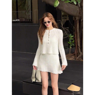 New Product 2025 Suit Women's New Loose Short Top and Skirt Two-Piece Set of Elegant Women's Clothing