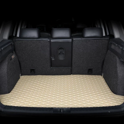 Trunk Mat, Custom-Made for Specific Trunk Mat - tile-beige-small-package-delivery-24-hours-fast-delivery