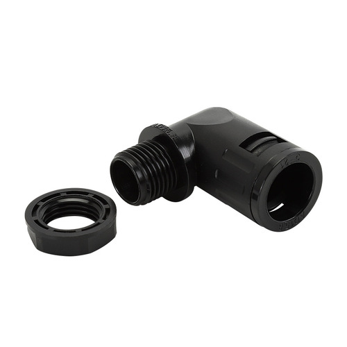 Manufacturer-supplied PG German-threaded corrugated pipe quick connectors, corrugated pipe 90° elbow quick connectors