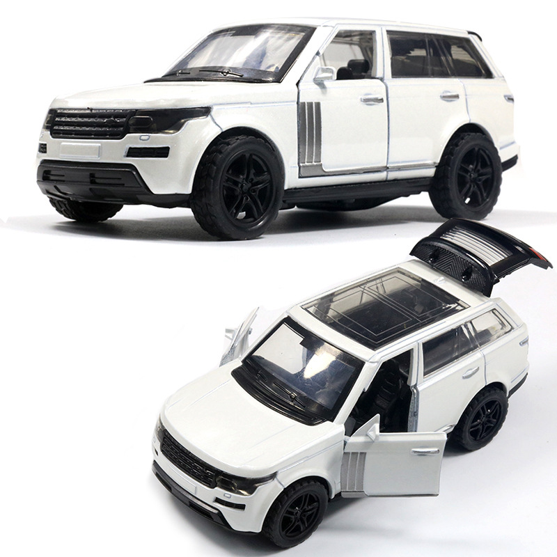 (Modelo de coche de aleación) 1/36, SUV todoterreno, juguete metálico para niños con puertas que se abren, coche pequeño, adorno para máquina de garras