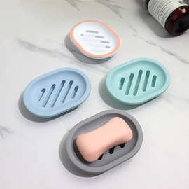 厂家直销创意日式旅行便携肥皂盒沥水双层皂碟架塑料PP香皂盒