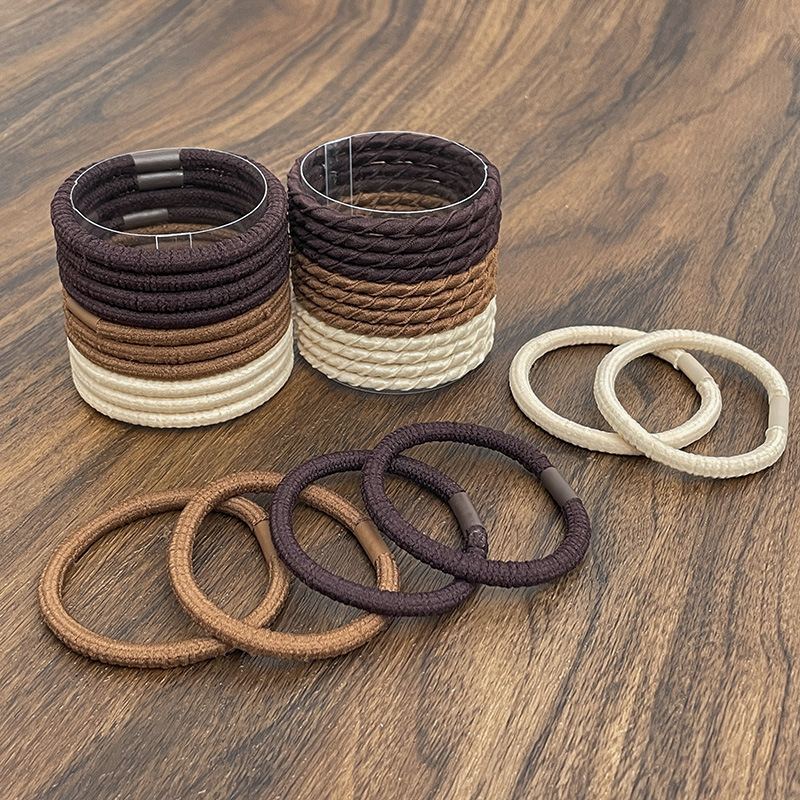 Cuerda para el cabello atada, verano 2025, nuevo anillo para el cabello, banda de goma duradera de alta elasticidad para mujer, cuerda para el cabello simple y de alta calidad