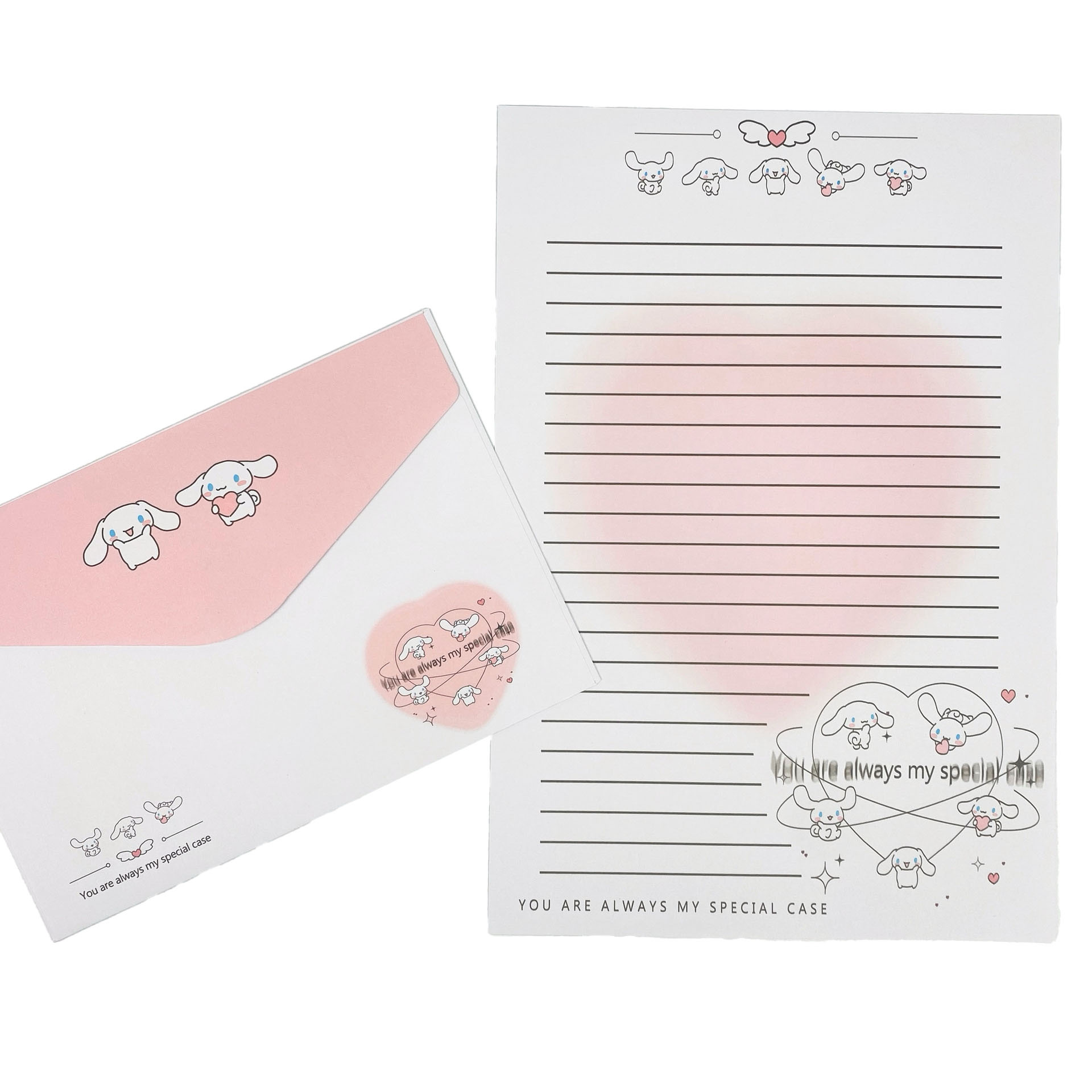 Nuevo sobre chino de amor jade Gui perro encantador papel de carta de regalo de cumpleaños del campus exquisito papel de carta