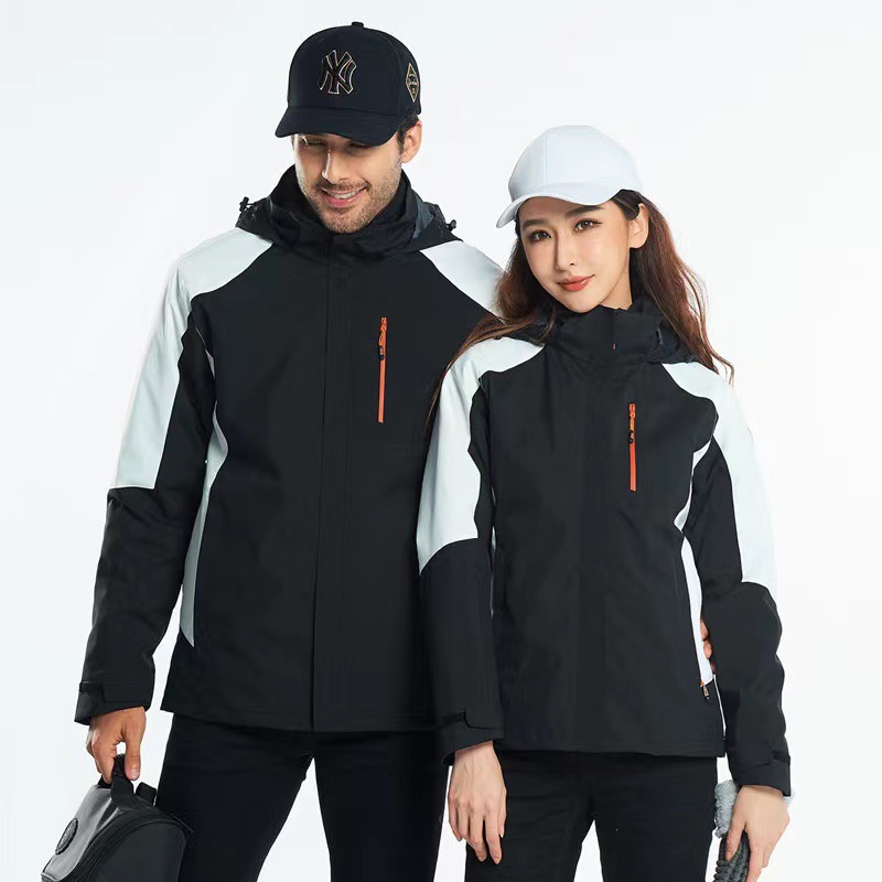 Factory direct assault clothing two-piece fleece-lined thickened three-in-one detachable windproof warm work group uniform school uniform