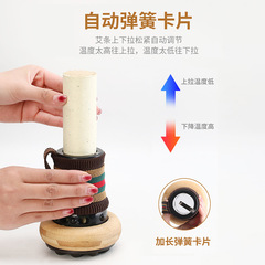 砭石艾灸罐 便攜式艾灸盒全身艾灸器具 含濾網隔熱布套手持刮痧杯