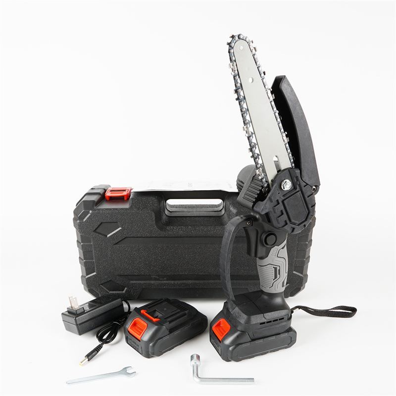 Sierra de cadena eléctrica recargable sin escobillas Sierra de poda pequeña inalámbrica al aire libre sierra de mano