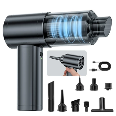 Car Vacuum Cleaner Wireless Brushless Tozsoranlar - black-brushless-motor-vacuum-cleanerordinary-dust-binwith-16-national-instructions2-sections2000mah