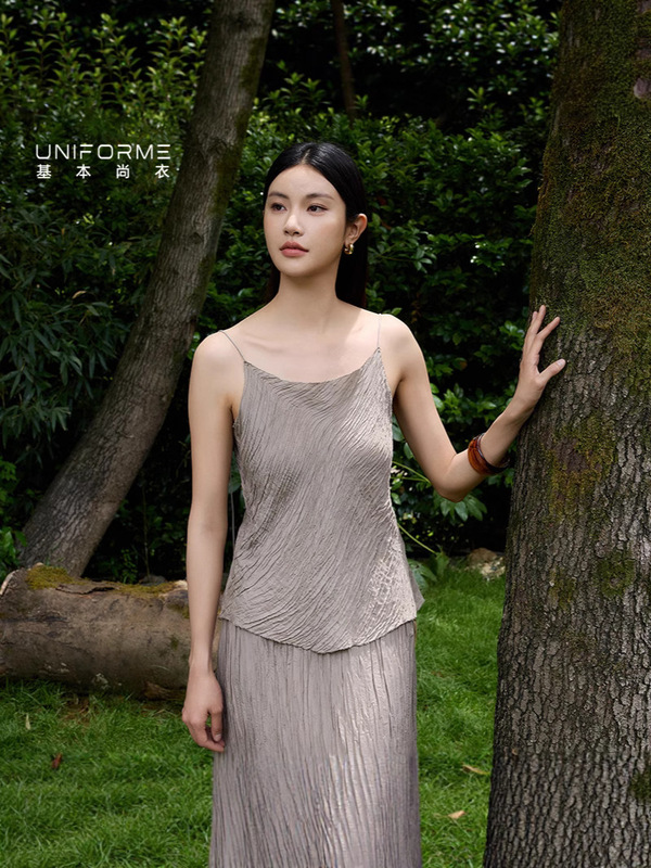 夏季新款简约风女士套装甄选6A级品质桑蚕丝真丝极简风格套装女|undefined