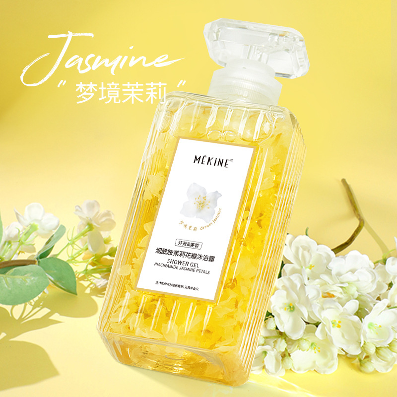 스퀘어 보틀-자스민 꽃잎 샤워 젤 500ml