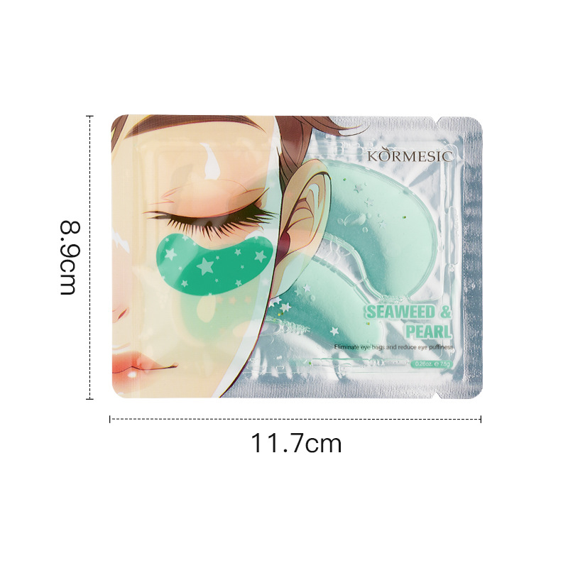 KORMESIC máscara de ojos de colágeno marino en inglés máscara de ojos máscara de comercio exterior transfronteriza fábrica al por mayor image 23
