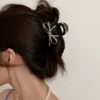 Crab pin with bow