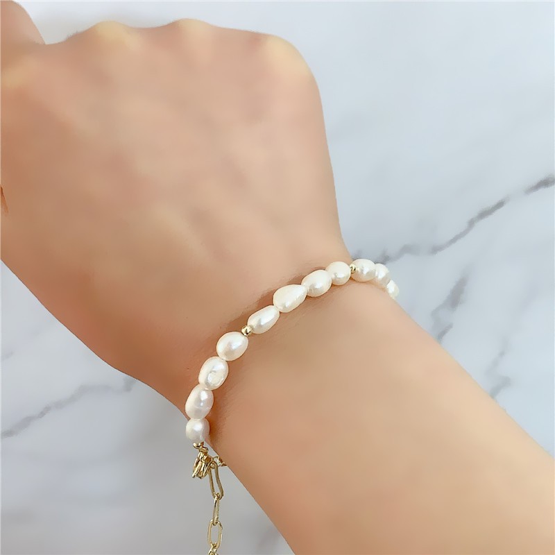 Collar de perlas de lujo con cierre magnético para mujer_voghion.com
