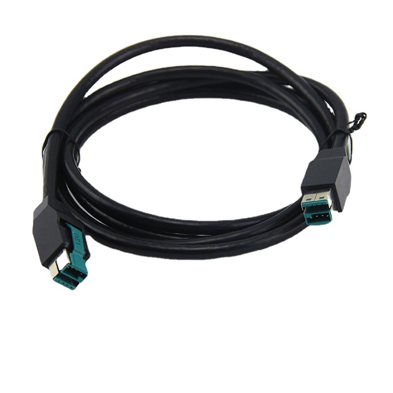 成型式与组装式 PoweredUSB cable 12V 对 PoweredUSB 12V铜芯