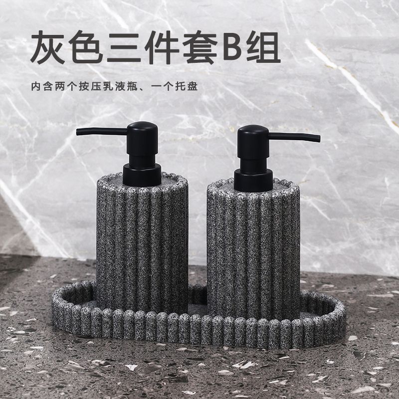 Retro ins viento desinfectante de manos botella de caja de botella de presión una variedad de higiene adecuada set de lavado hisopo de algodón