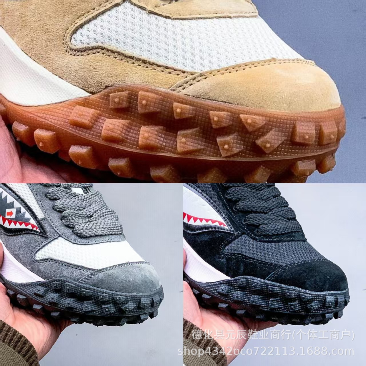 Company-Level Shark Mars Shoes, Outdoor Sports Comfortable Breathable Shoes, Lifestyle Casual Shoes, Trendy Fashion Couple Shoes