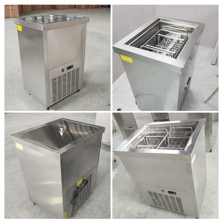 Commercial Popsicle Machine 4 Molds Fruit Ice Lolly Freezer Italian Handmade Ice Cream Machine Popsicle Maker Manufacturer Ice Maker