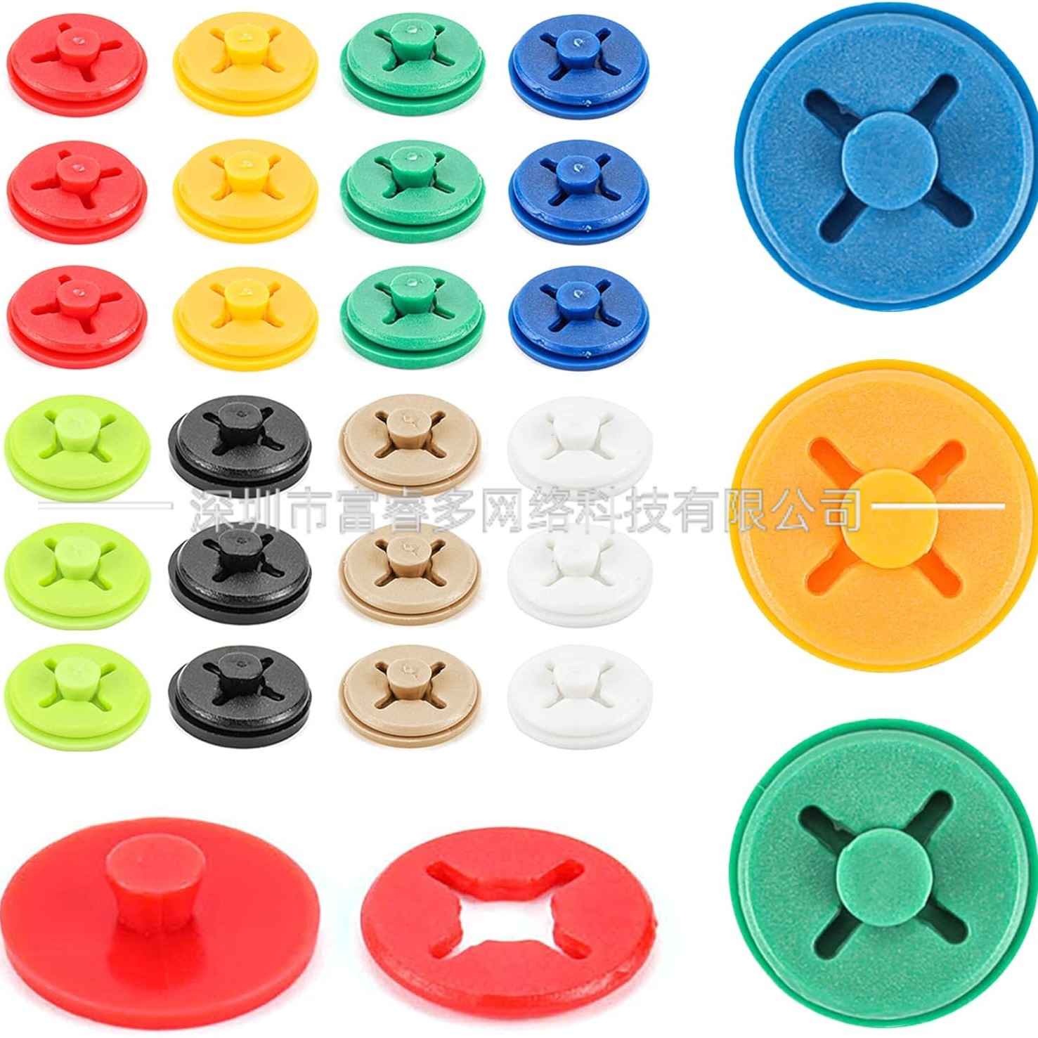 Comercio exterior 12pcs/24pcs Marathon matrícula hebilla fija número hebilla de tela hebilla fija para correr