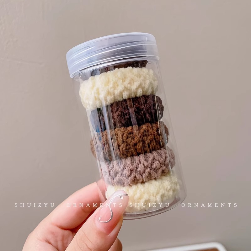 Lazo para el cabello de cola de caballo alto, goma de otoño e invierno simple, cuerda para la cabeza duradera de alta elasticidad, cuerda para el cabello para mujer, cuerda para el cabello, anillo para la cabeza de oso, accesorios para el cabello