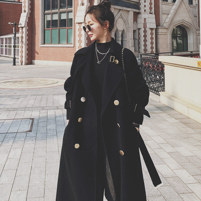 Black Woolen Coat 6