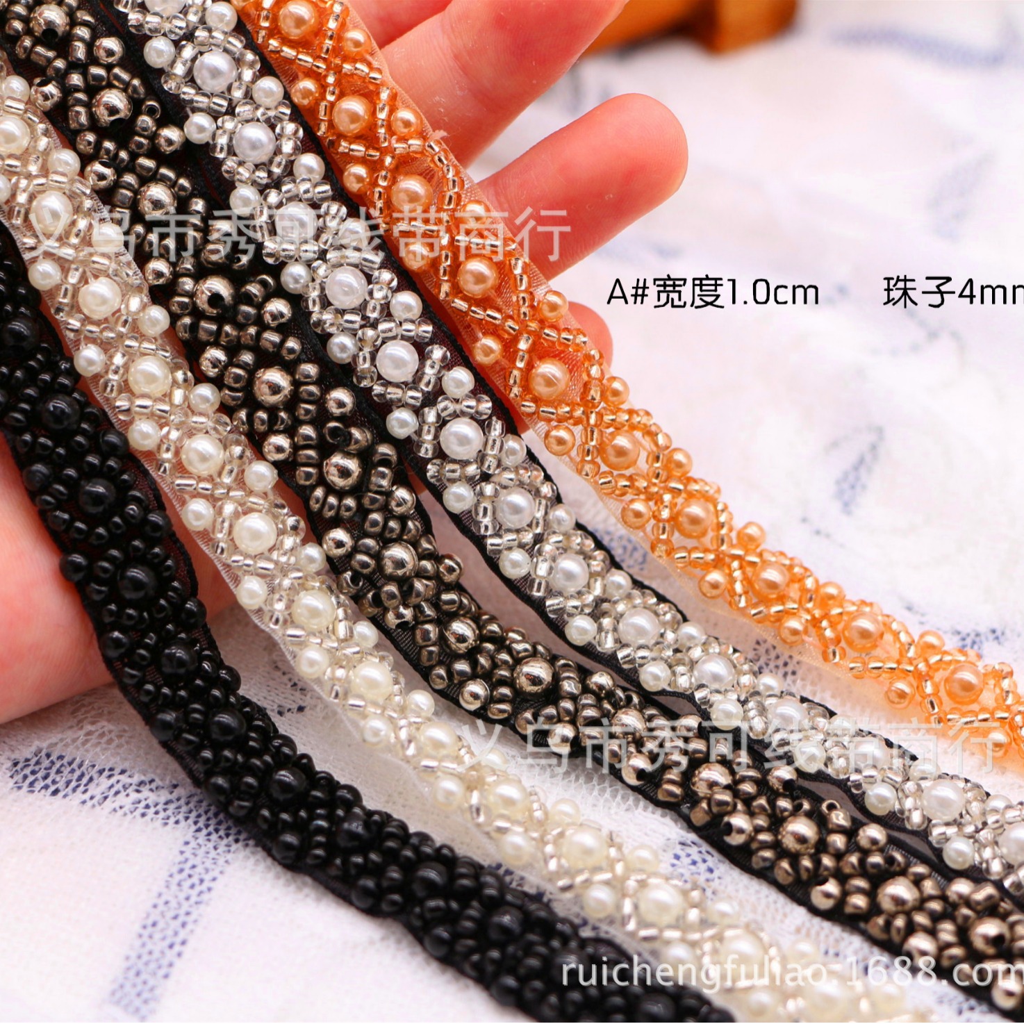 hair band handmade pearl