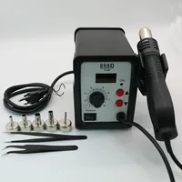 Модель 868D с цифровым отображением воздуха, стол для демонтажа горячим воздухом, фен для ремонта мобильных телефонов