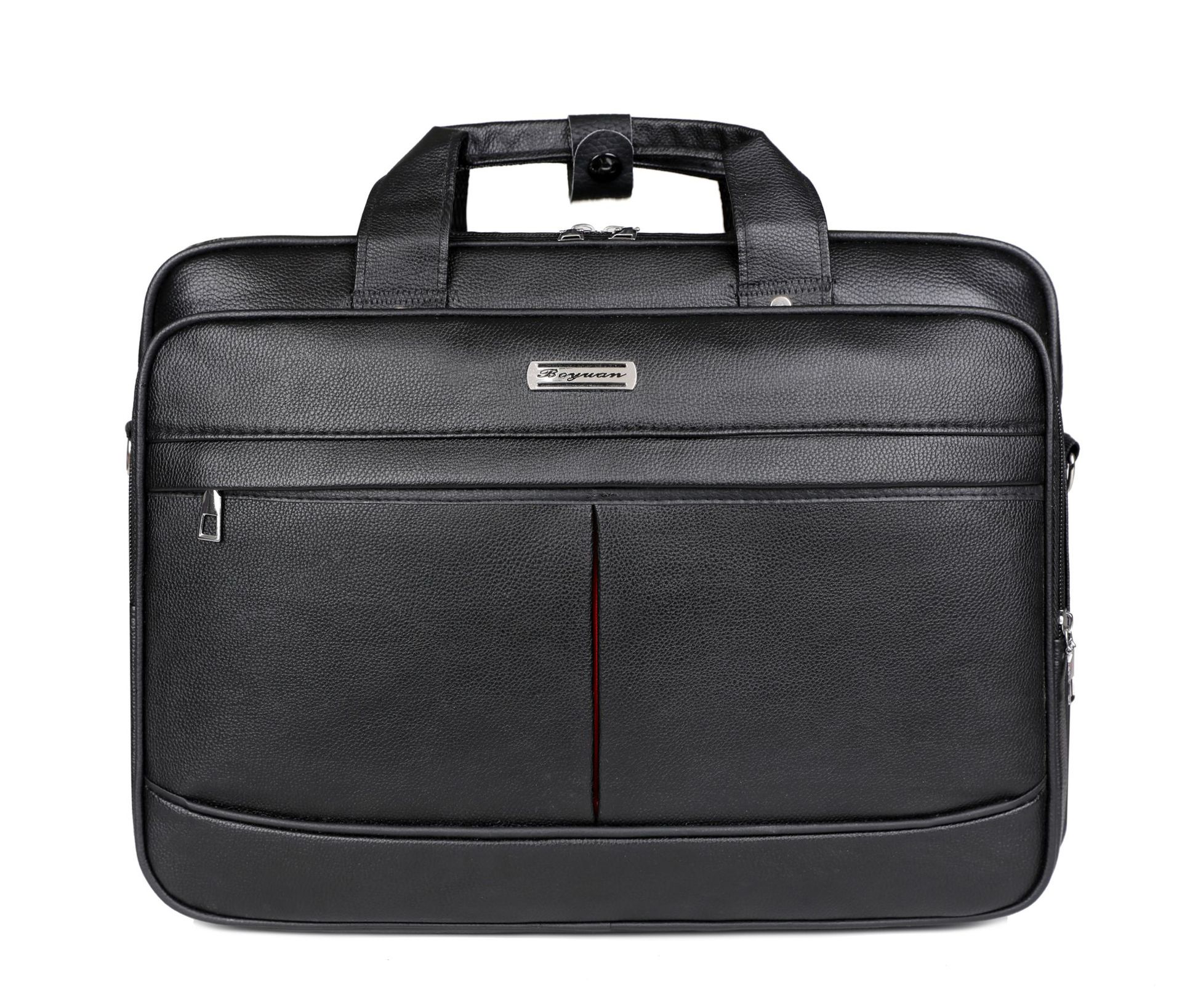 Maletín de negocios Bolso para computadora portátil de 15,6 pulgadas para hombres Cartera de negocios de documentos de gran capacidad Kit