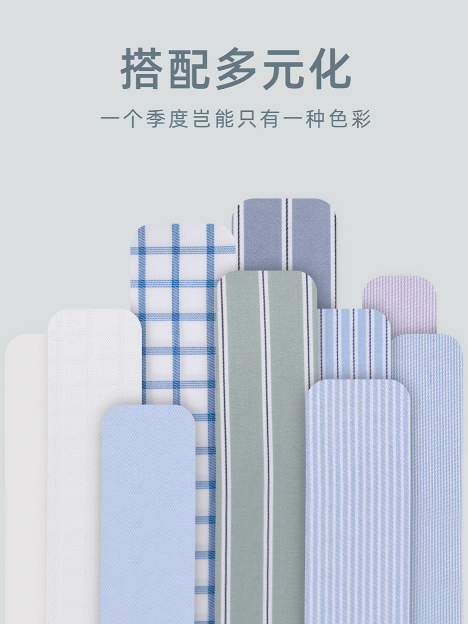 100 de doble hilo elástico DP listo para usar no planchar camisa de manga corta para hombres de negocios de gama alta camisa formal para hombres
