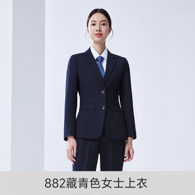 882 네이비 블루 여성용 탑