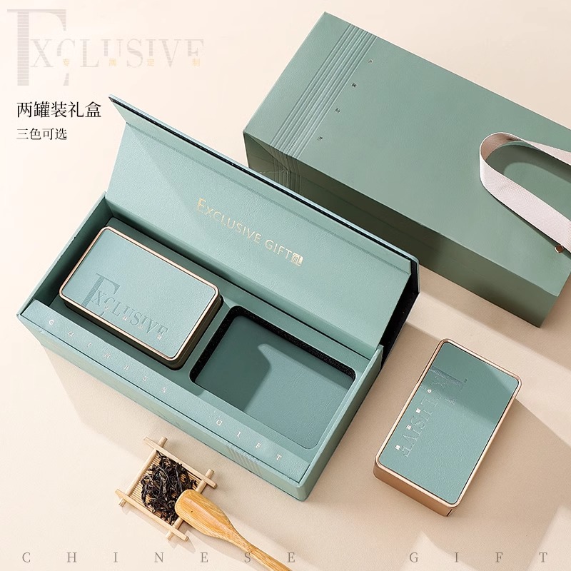 茶叶礼盒装空盒半斤装礼盒铁观音信阳茶毛尖绿茶包装盒空礼盒通用
