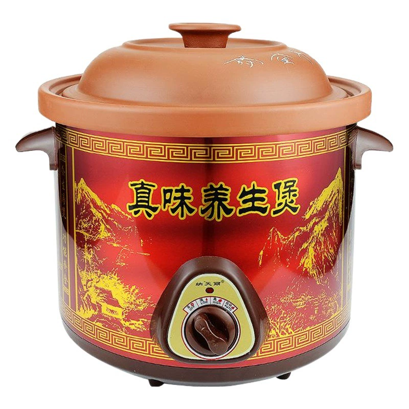 Na Tianli Керамический фиолетовый песок Электрический горшок для тушения Бытовая медленная тушеная каша Здоровье Каша для супа Мелкая бытовая техника Оптовые подарки
