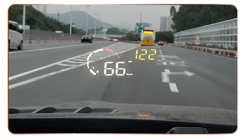 Multifunctional Hud Car Head-Up Display Comes with Shading Cover Non-Destructive Installation M10