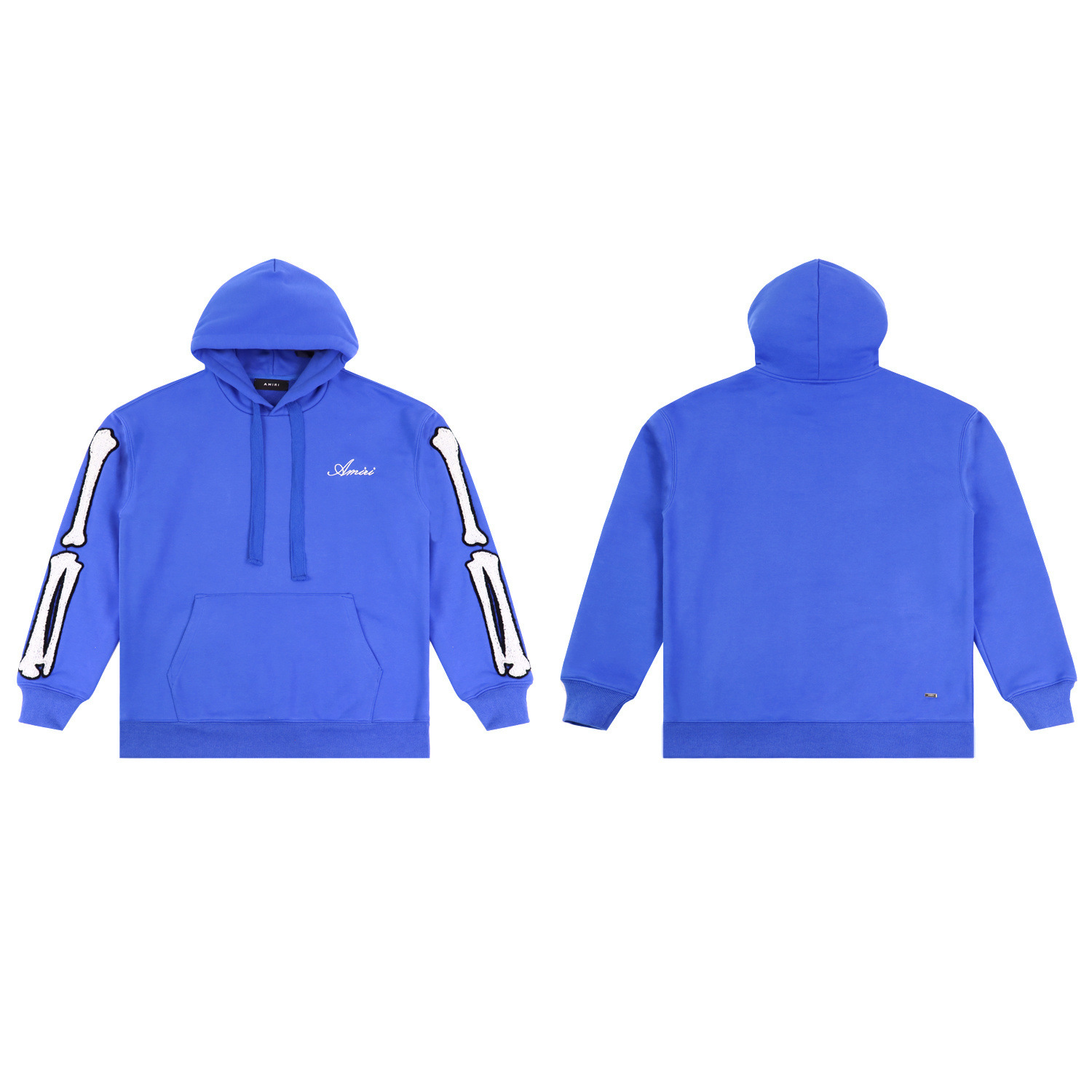 Fog marca de moda AM suéter logotipo de letras agrietadas salpicaduras de tinta pintura graffiti bordado sudadera con capucha chaqueta de pareja IR1