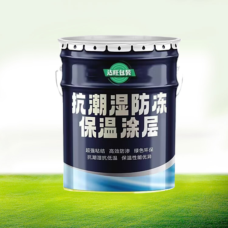 厂家供应马口铁花兰桶油漆铁桶化工桶金属桶圆形包装桶