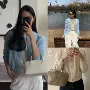 早春气质法式圆领开衫