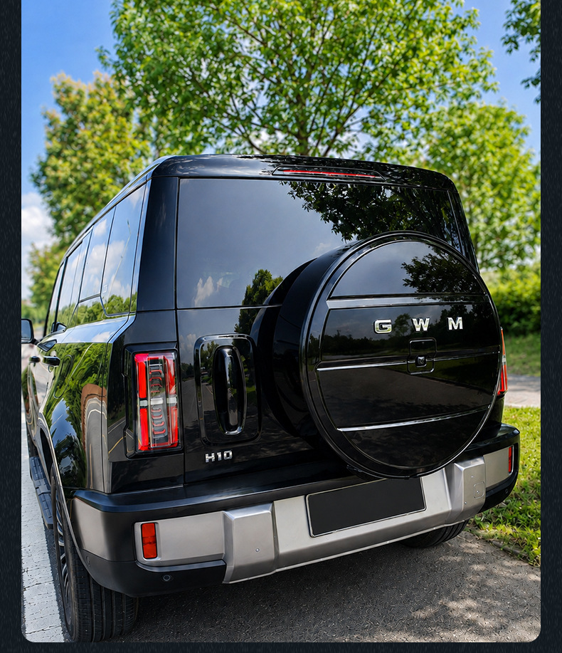 Great Wall Haval H10 spare tire cover rear tailgate spare tire protective shell off-road modification dustproof and scratch-resistant decorative accessories