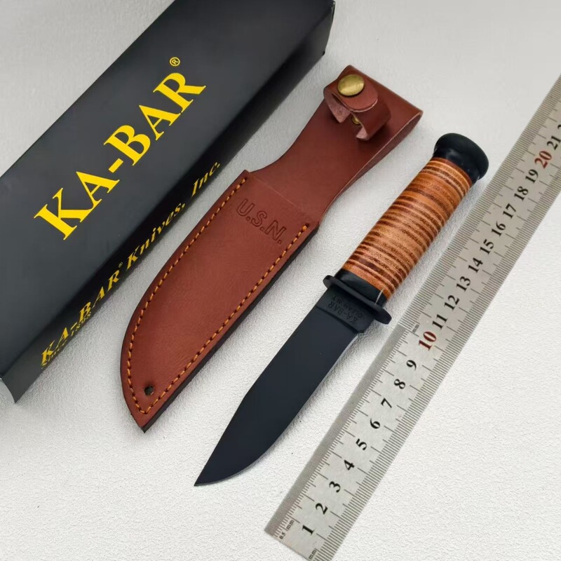 Cross-Border Best-Selling Outdoor Kabba 2225 Camping High-Hardness Sharp Fruit Knife Portable Stainless Steel Meat-Eating Knife