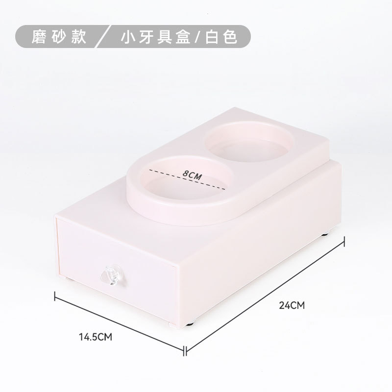 Caja de almacenamiento para artículos de tocador de hotel, caja estrecha para cepillos de dientes, caja para consumibles, caja con cajones, caja para kit dental, artículos diversos de hotel