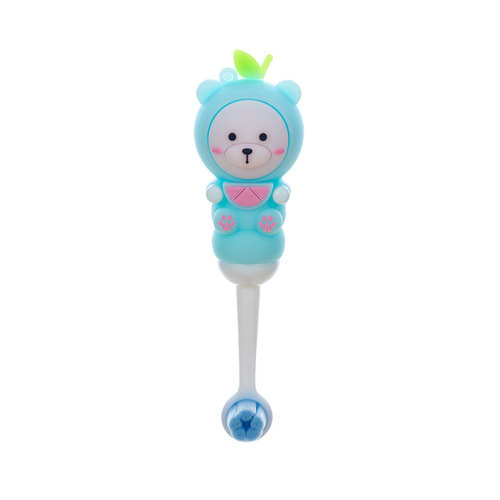 Dora the Bear Kids' Dense Soft bristle toothbrush cartoon bear 3D toothbrush thick handle brush cute design 6411