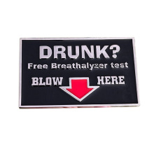 现货锌合金酒鬼字母皮带扣西部风格欧美外贸平滑扣皮带头量大从优