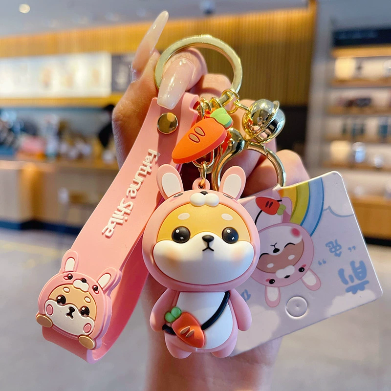 Подвеска-брелок для ключей от автомобиля «Двенадцать зодиаков» для женщин, изысканная кукла-дракон и змея года зодиака, аксессуары для подарочной сумки для пары