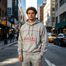 跨境SupTracksuit潮牌运动服套装jacket+pants冲锋夹克卫衣外套