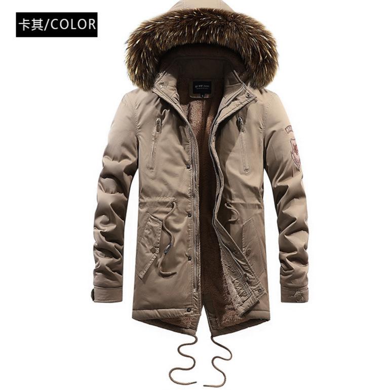 2022 nueva chaqueta de algodón de invierno juvenil hombre largo y delgado ropa de algodón lavado con agua gruesa chaqueta de algodón ropa de moda