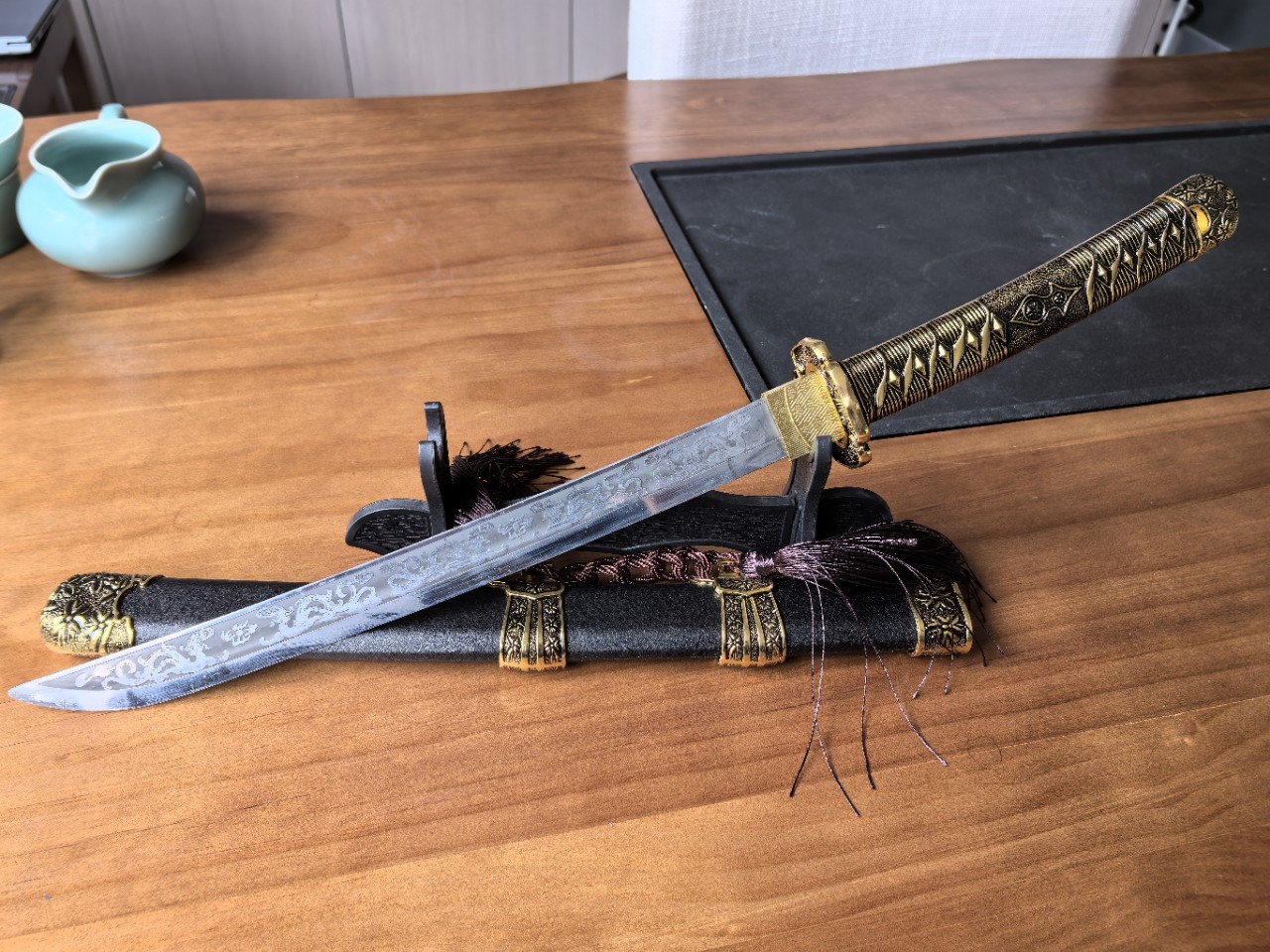 日本武士刀剑日式装饰刀剑金属工艺品动漫cos道具龙泉厂家批发