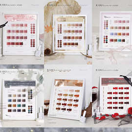 美博会新品甲油胶采丰18色红色暮影美甲店红色流行色专用小套胶