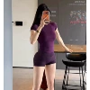Grape purple (waisted on both sides)