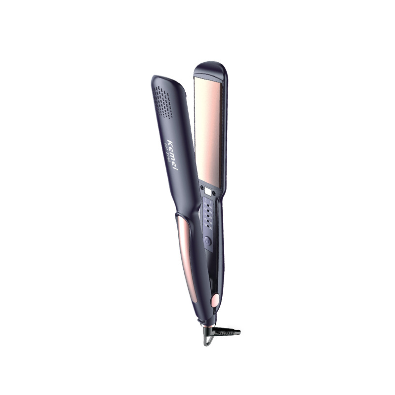 Kemei KM - 3140 alisador de cabello anión recto abrazadera de placa recta transfronteriza doméstica ondulación grande rizador de cabello interno image 6